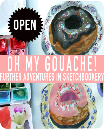 Sketchbooks + Gouache